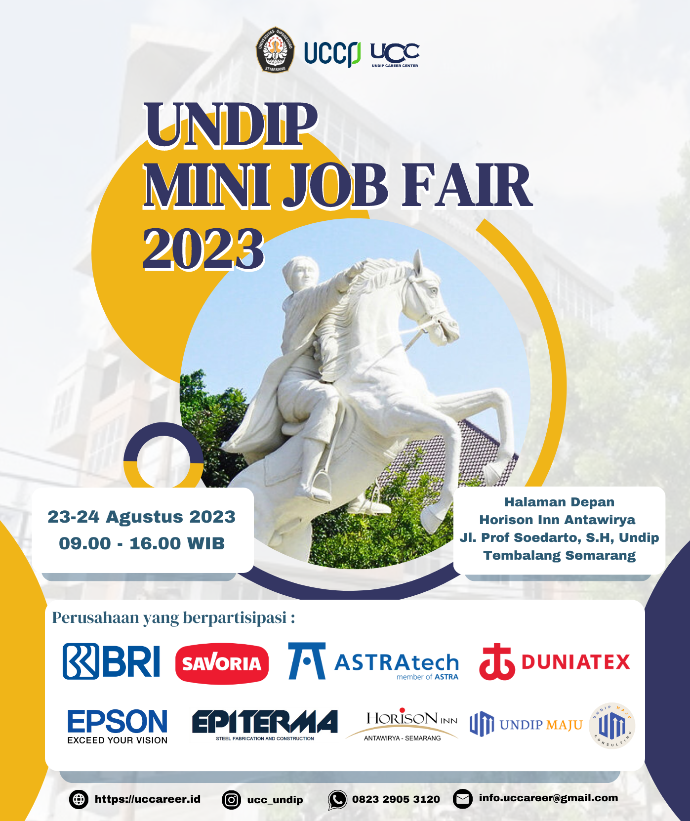 Undip Mini Job Fair 2023 - Undip Career Center