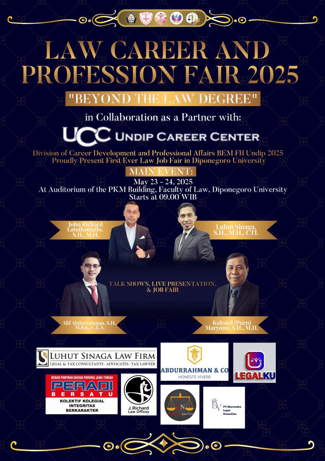 LAW CAREER AND PROFESSION FAIR (LCPF) 2025
