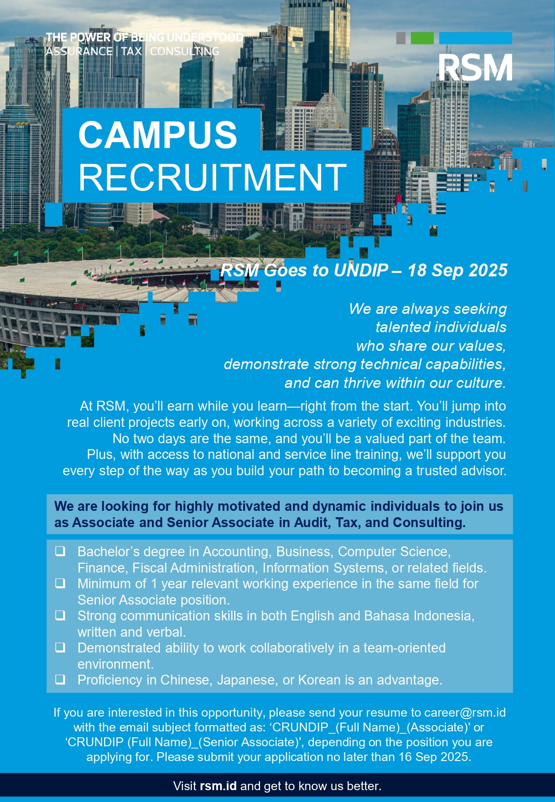 CAMPUS HIRING RSM 2025