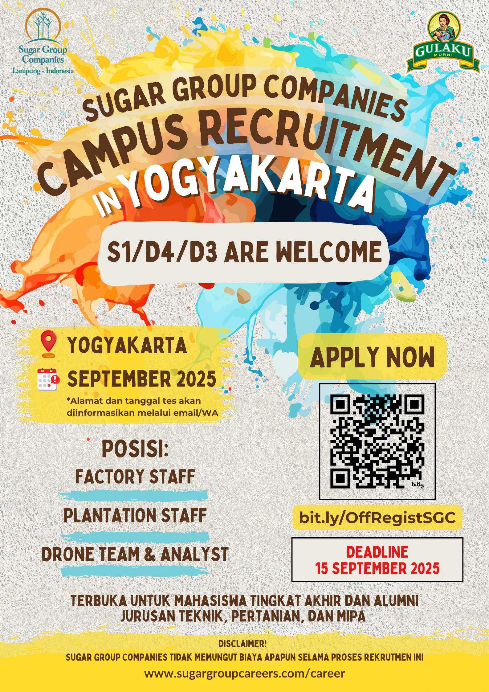 CAMPUS HIRING SUGAR GROUP COMPANIES
