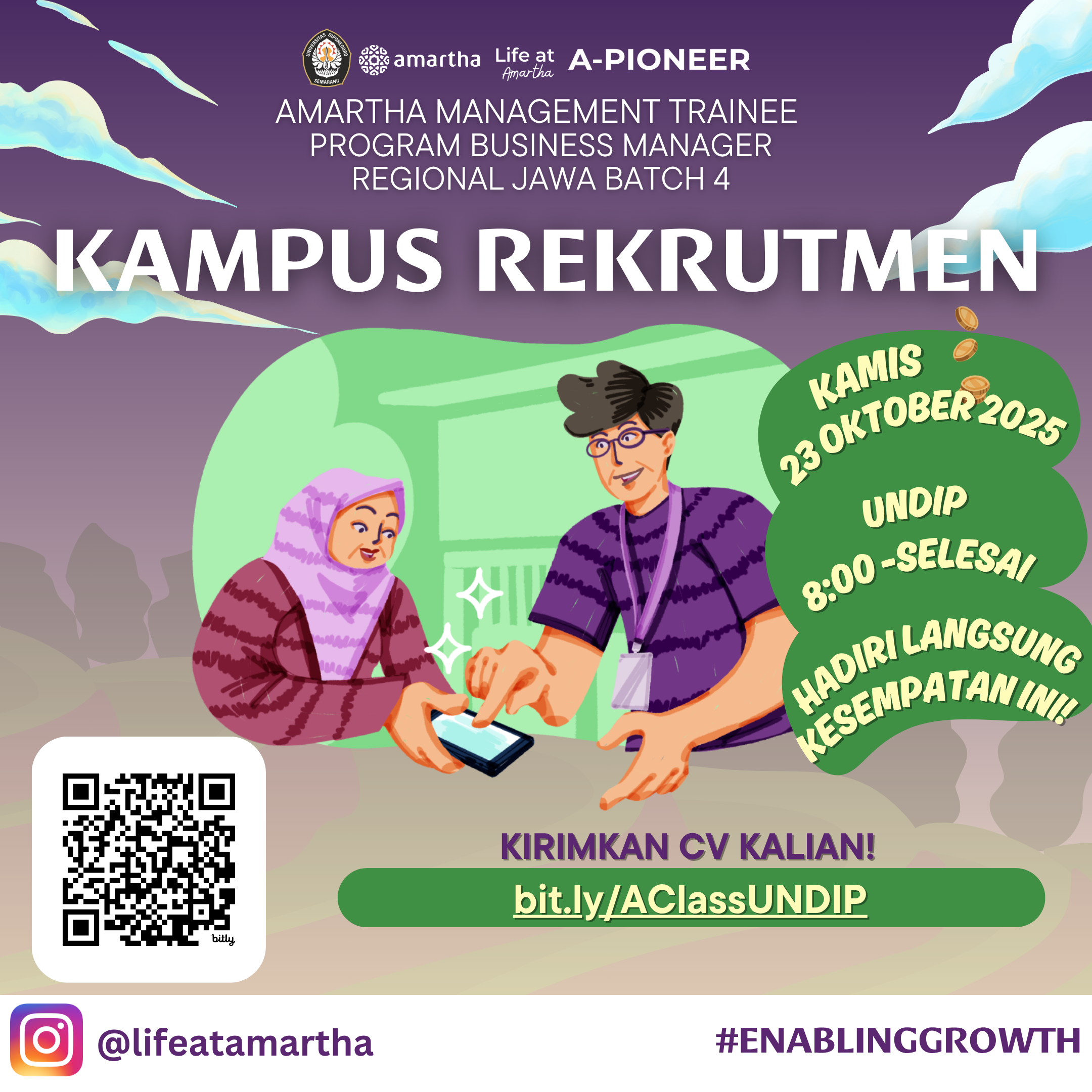 Kampus Rekrutmen & Sharing Session – A-Pioneer MT Regional Jawa Batch 4