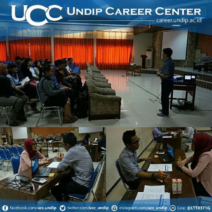 Kegiatan Campus Recruitment Undip Carrer Center bersama Unilever