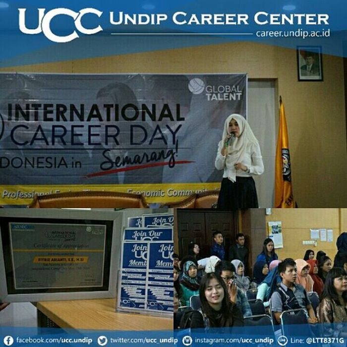 UCC Berpartisipasi dalam International Career Days Indonesia in Semarang