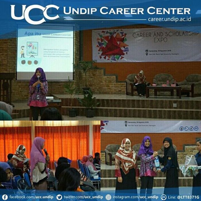 UCC Mengisi Acara dalam Career and Scholarship Expo