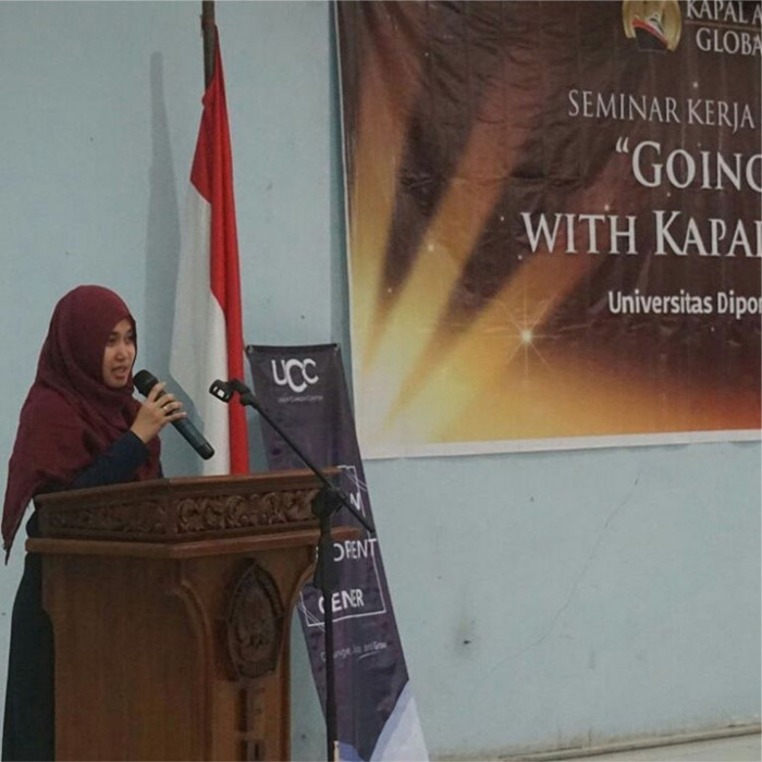 Seminar Dunia Kerja Bersama Kapal Api Globa dan UCC