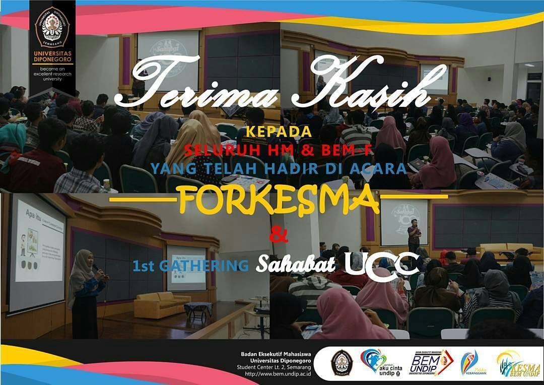 Forum Kesejahteraan Mahasiswa: 1st Gathering Sahabat UCC